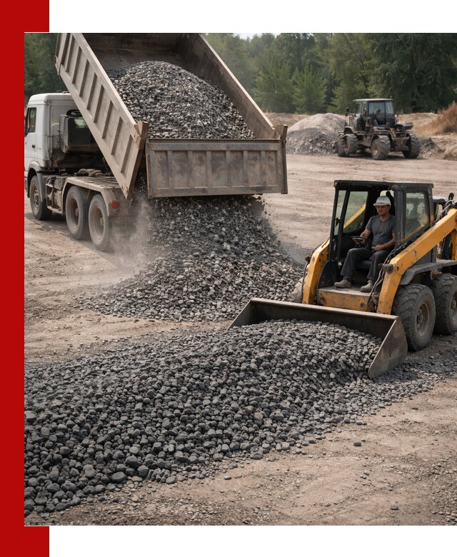 Гранитный щебень фракция 40-70 с доставкой в Выксе