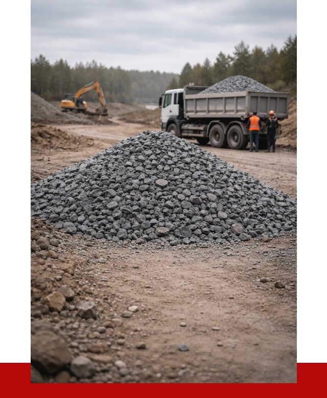 Щебень габбро диабаз фракция 40-70 в Выксе от 2281 р-ПРОНЕРУДВкс