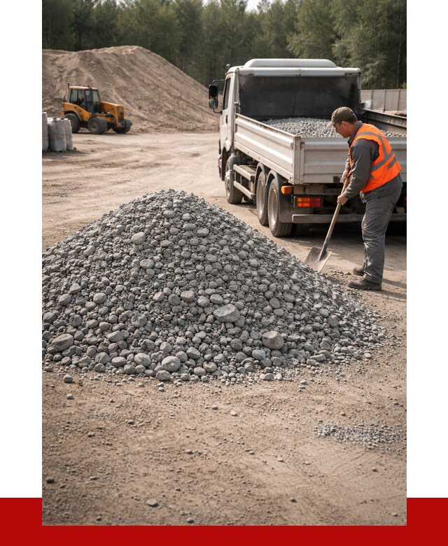 Гравийный щебень фракция 5-10 в Выксе от 2281 р. | ПРОНЕРУДВкс