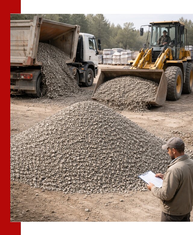 Гравийный щебень фракция 5–10 с доставкой в Выксе