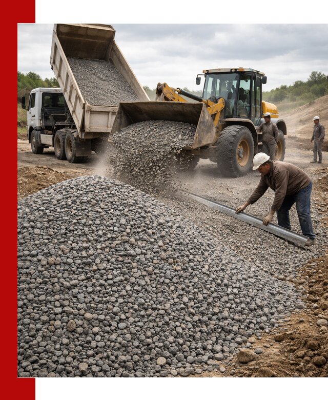 Гравийный щебень фракция 5-20 с доставкой в Выксе