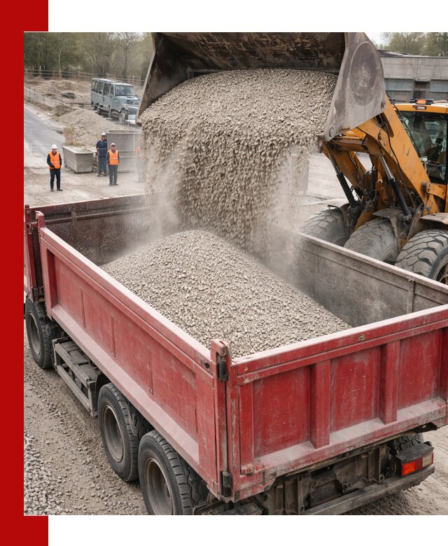 Купить известняковый щебень фракции 0-5 с доставкой в Выксе