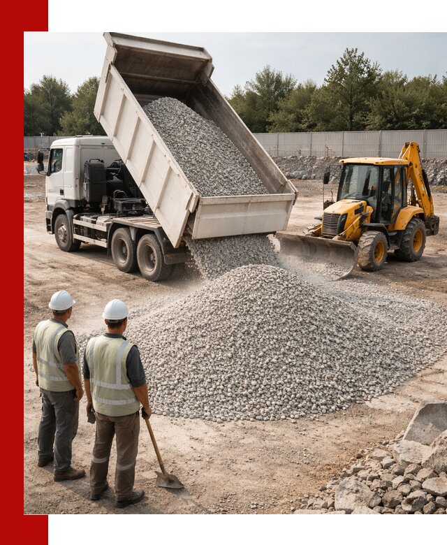 Купить известняковый щебень фракции 5–10 мм с доставкой в Выксе