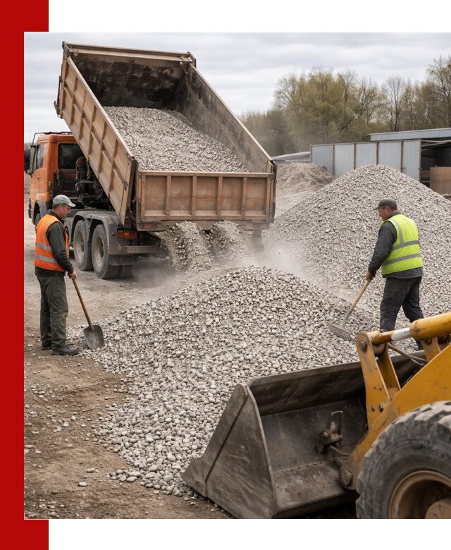 Доломитовый щебень фракции 5-20 с доставкой в Выксе