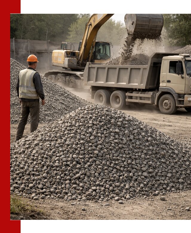 Шлаковый щебень фракция 5-20 с доставкой в Выксе