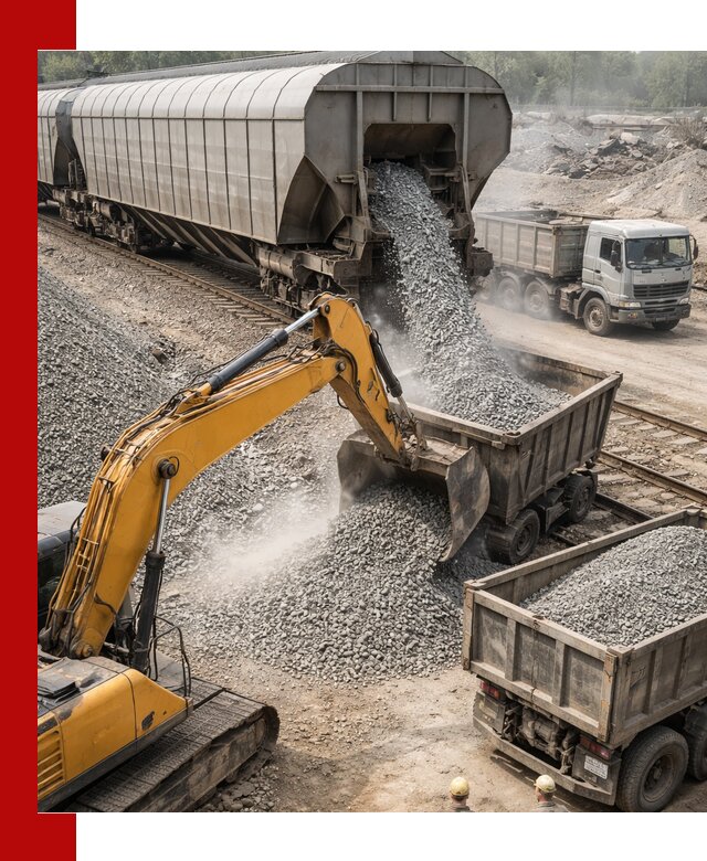 Доставка железнодорожного щебня в Выксе крупными партиями быстрого отгруза