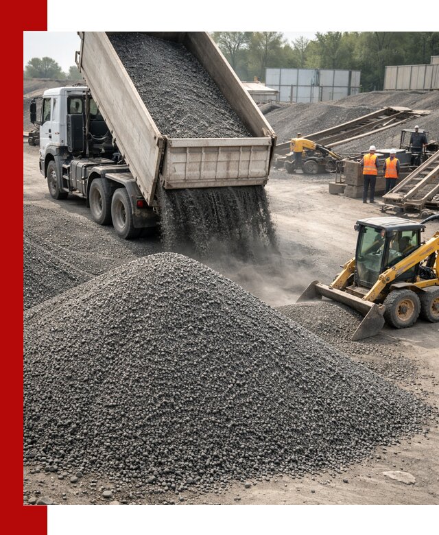 Вторичный щебень фракция 0–5 с доставкой в Выксе