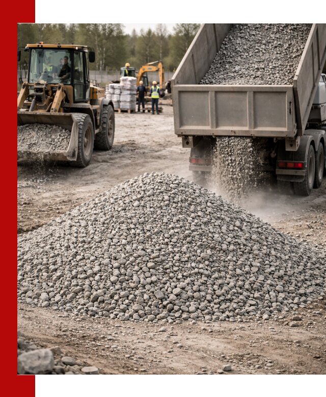 Вторичный щебень фракции 5-20 в Выксе — доставка и продажа крупнотоннажно