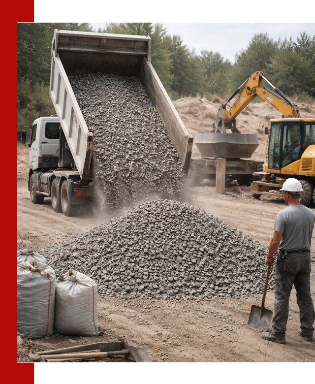 Доставка и продажа бетонного щебня в Выксе