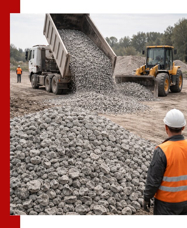 Доставка бетонного щебня фракции 20-40 в Выксе