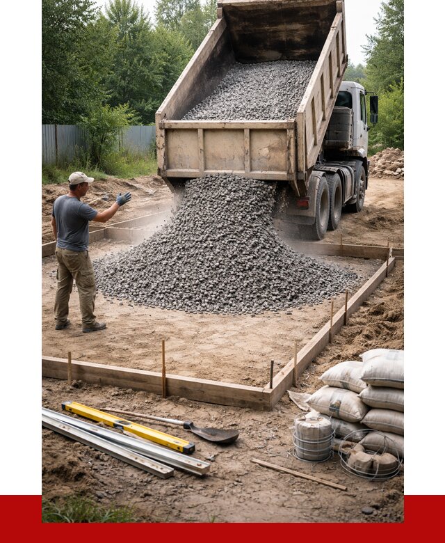 Купить щебень для фундамента в Выксе от 4667 р. | ПРОНЕРУДВкс