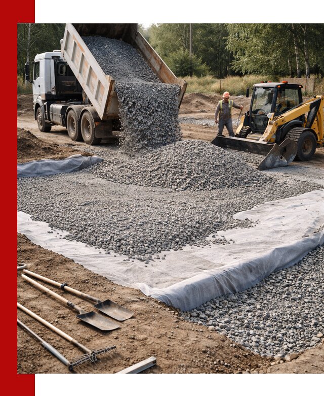 Щебень для фундамента с доставкой в Выксе