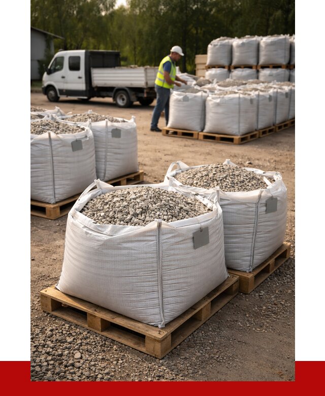Щебень в мешках с доставкой в Выксе от 4355 р. | ПРОНЕРУДВкс