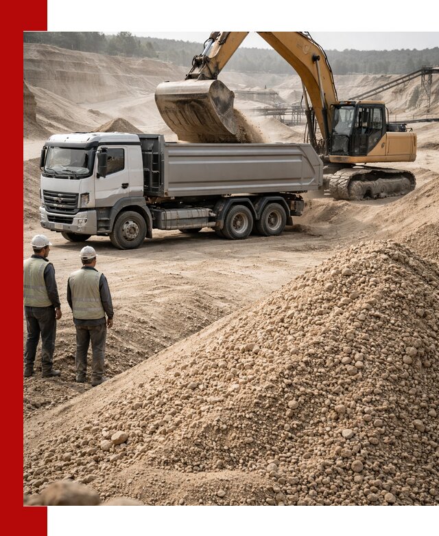 Карьерный крупнозернистый песок с доставкой в Выксе