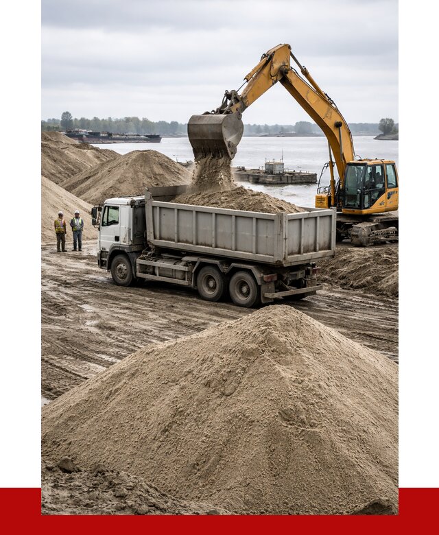 Купить речной песок навалом в Выксе от 1867 р., ПРОНЕРУДВкс