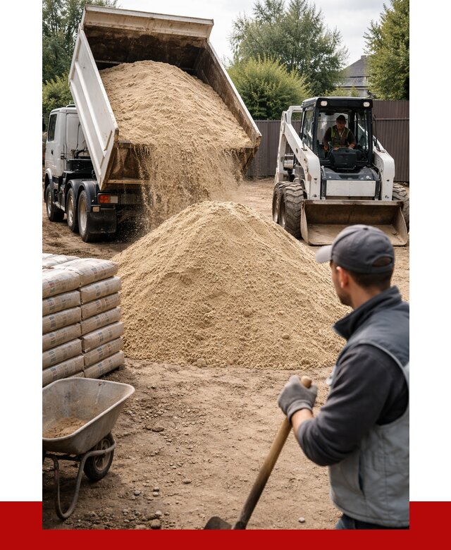 Мытый речной песок с доставкой в Выксе от 1504 р. | ПРОНЕРУДВкс