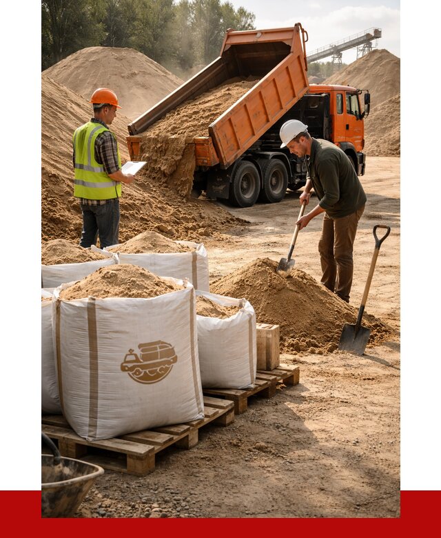 Строительный песок в Выксе от 2281 р. с доставкой, ПРОНЕРУДВкс