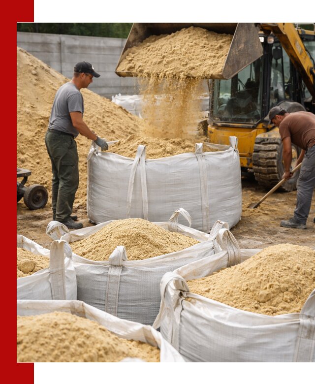 Поставка качественного песка для кладки в Выксе