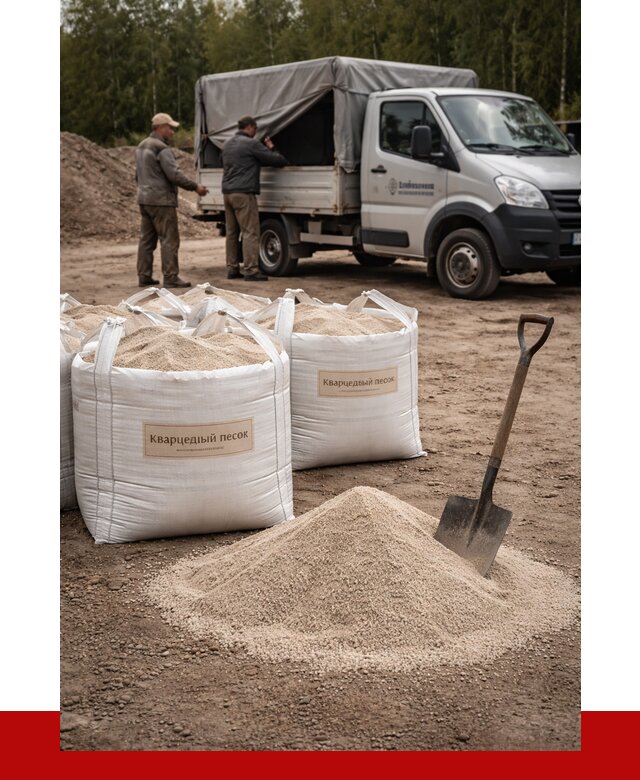 Кварцевый песок для пескоструя в Выксе от 4667 р. | ПРОНЕРУДВкс