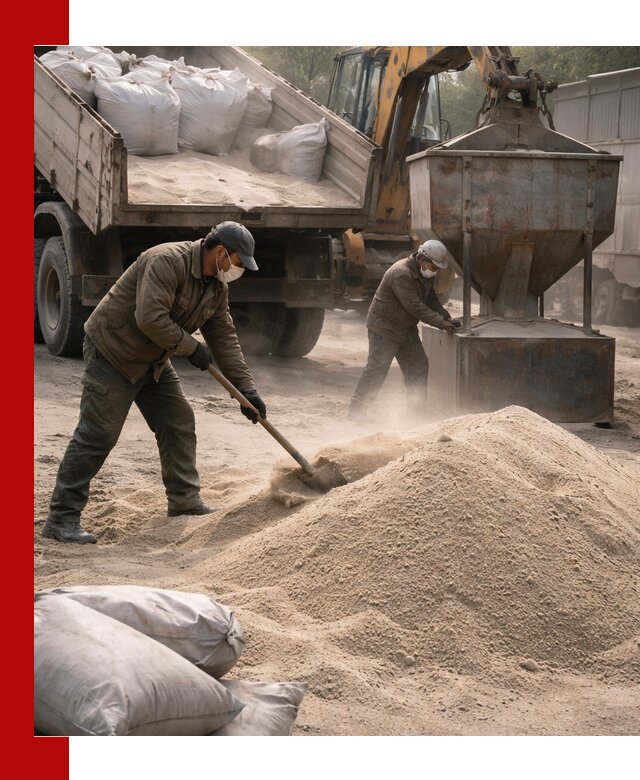 Кварцевый песок для пескоструя в Выксе — доставка и качество