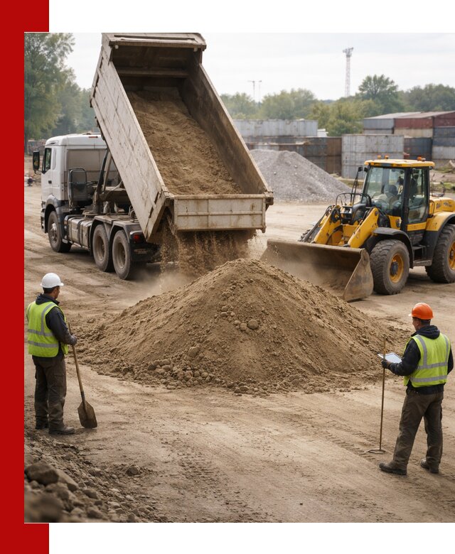 Доставка и продажа пескогрунта оптом и в розницу в Выксе