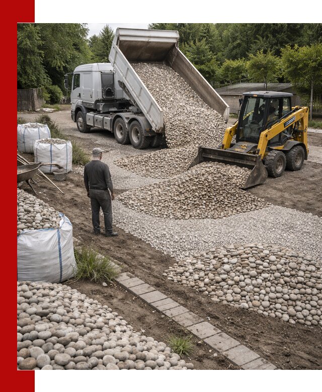 Доставка морской гальки оптом и в розницу в Выксе