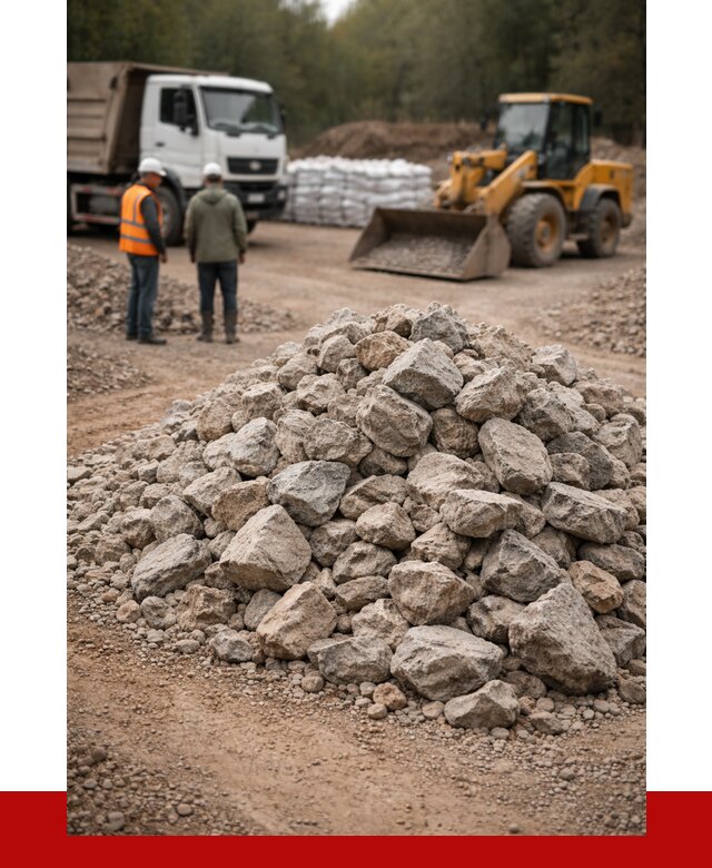 Купить бутовый камень с доставкой в Выксе от 2385 р. | ПРОНЕРУДВкс