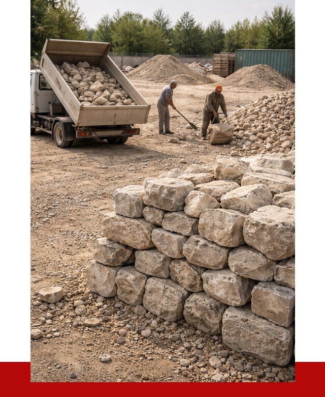 Бутовый камень известняковый в Выксе от 4355 р. | ПРОНЕРУДВкс