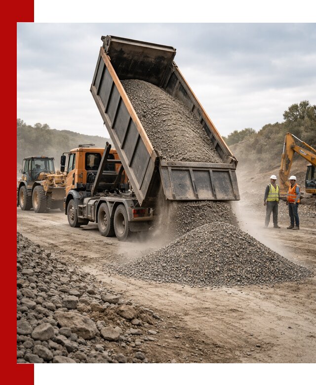 Щебёночно-песчаная смесь ЩПС С1 с доставкой в Выксе