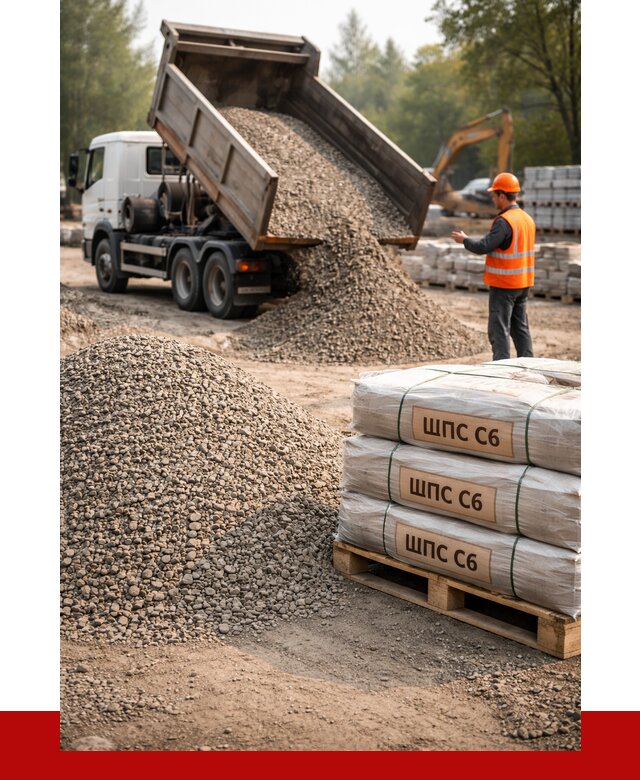 ЩПС С6 в Выксе с доставкой от 2281 р. за куб | ПРОНЕРУДВкс