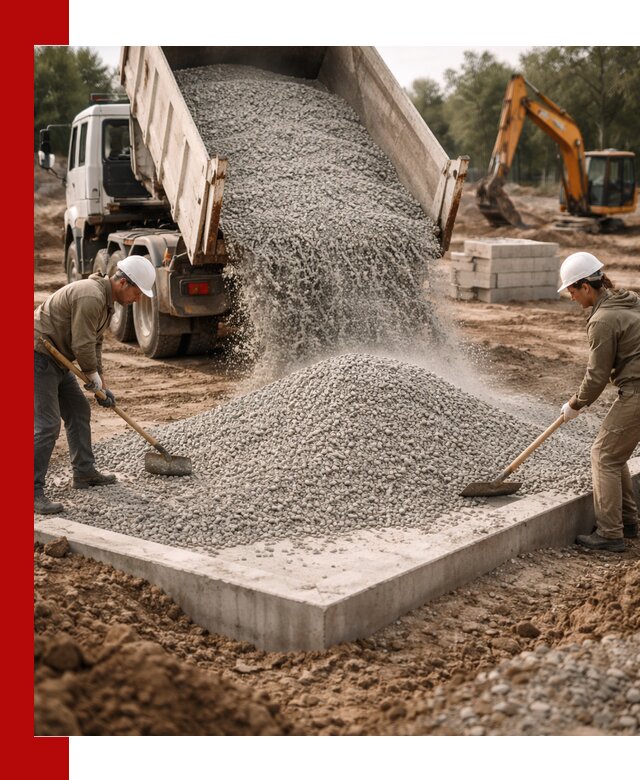 Доставка и продажа отсева для бетона в Выксе