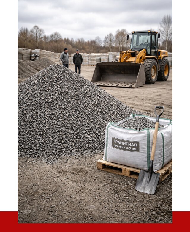 Купить гранитную крошку в Выксе от 4978 р. с доставкой | ПРОНЕРУДВкс