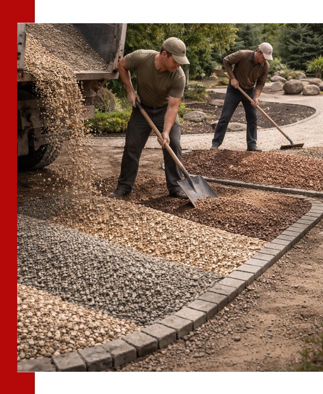 Декоративная крошка для ландшафта в Выксе — продажа и доставка