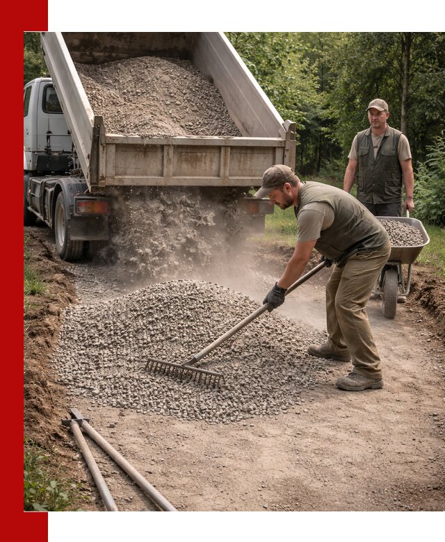 Каменная крошка для дорожек с доставкой в Выксе