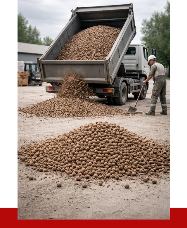 Керамзит с доставкой в Выксе от 4355 р. за м3 | ПРОНЕРУДВкс
