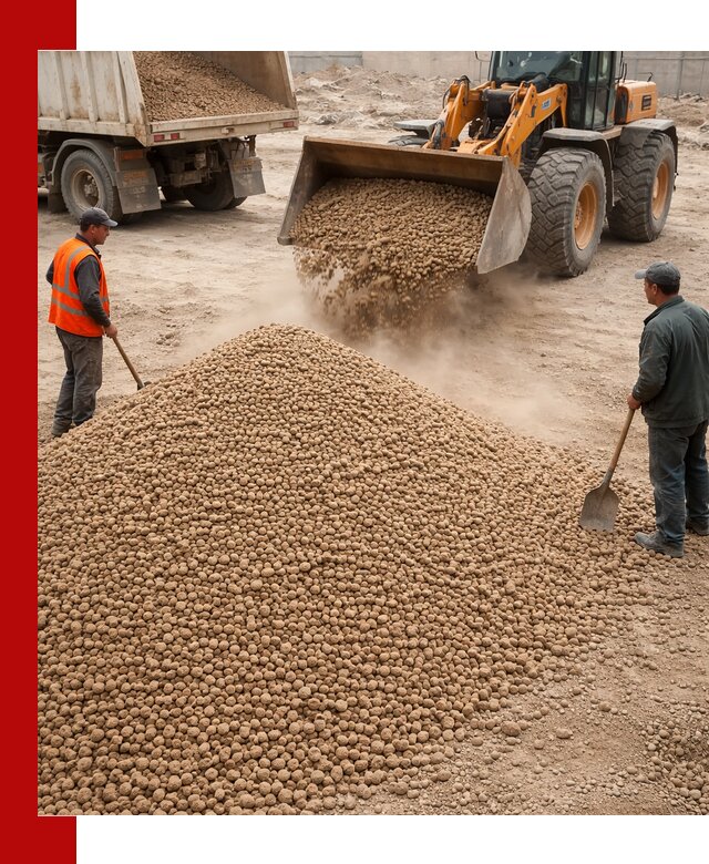 Керамзит фракция 10-20 с доставкой в Выксе