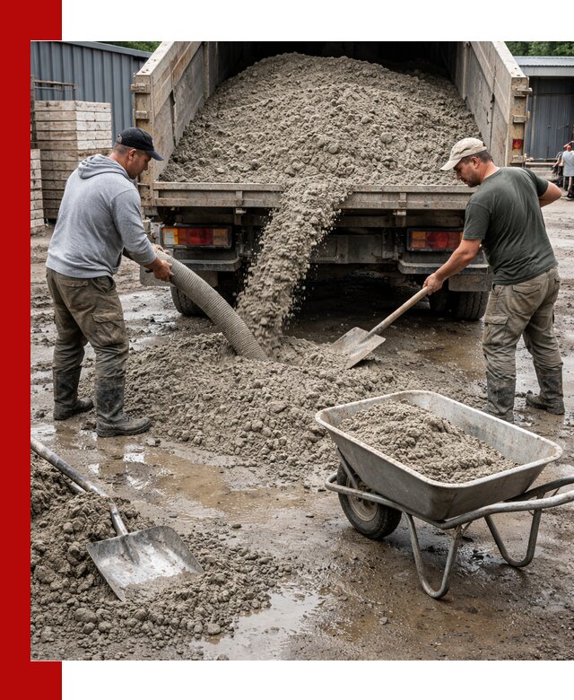 Цементно-песчаная смесь М150 доставка в Выксе