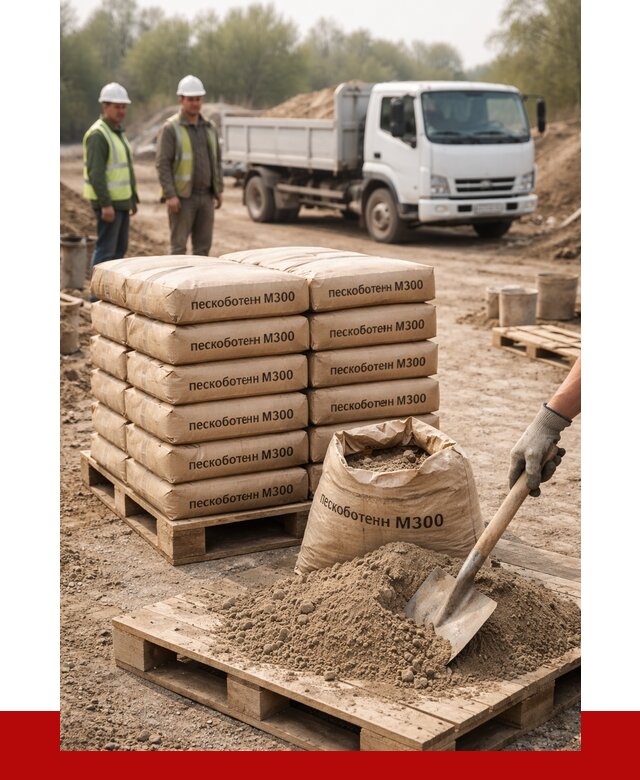 Пескобетон М300 в Выксе с доставкой от 4822 р. за куб | ПРОНЕРУДВкс