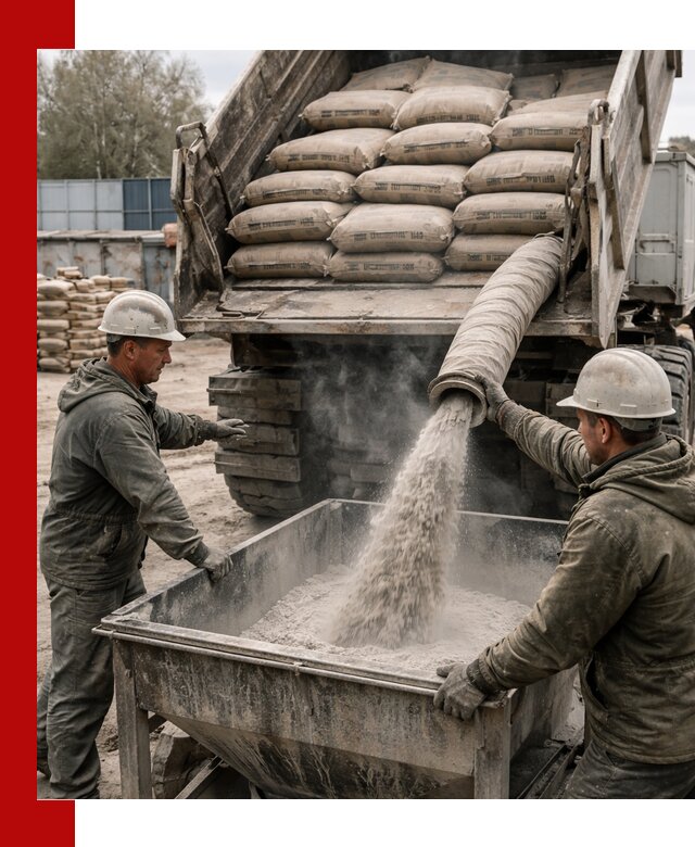 Доставка цемента М400 в Выксе оптом и в розницу