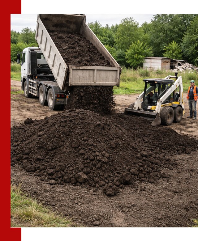 Поставка плодородной земли с доставкой самосвалом в Выксе