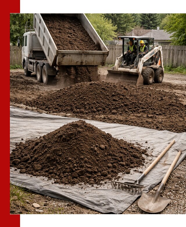 Грунт для отсыпки участка с доставкой в Выксе