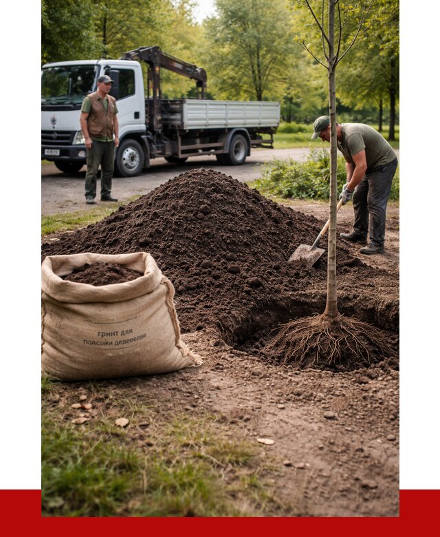 Грунт для посадки деревьев в Выксе от 1244 р. | ПРОНЕРУДВкс