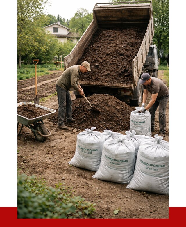 Плодородная смесь в Выксе от 4355 р./куб с доставкой | ПРОНЕРУДВкс