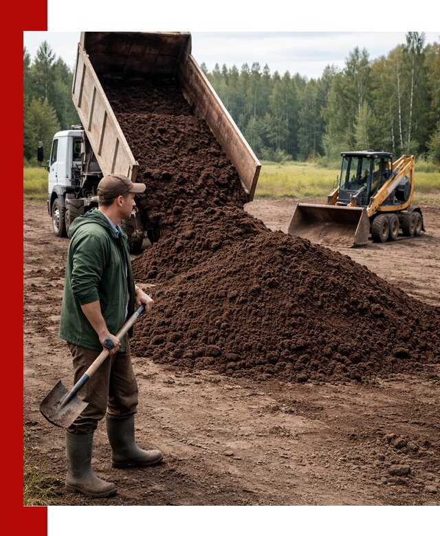 Купить верховой торф с доставкой в Выксе для садоводства и растений