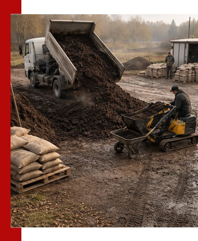 Кислый торф в доставке по выгодным ценам в Выксе