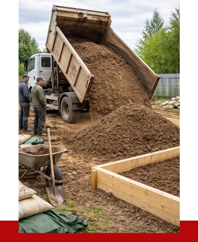 Торфо песчаная смесь в Выксе с доставкой от 1918 р. | ПРОНЕРУДВкс