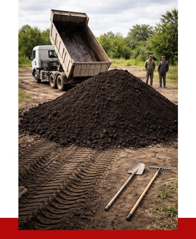 Купить чернозем навалом в Выксе от 1244 р. за куб | ПРОНЕРУДВкс