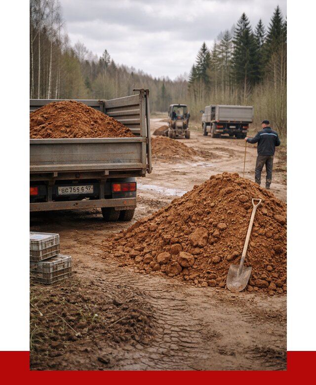 Глина и суглинки в Выксе от 4667 р. за куб | ПРОНЕРУДВкс