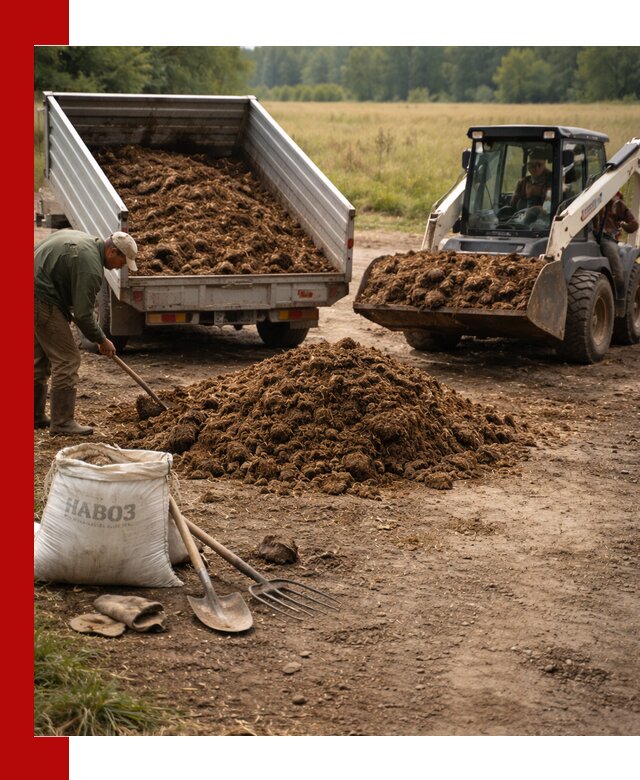 Доставка конского навоза в Выксе с разгрузкой и доставкой на объект