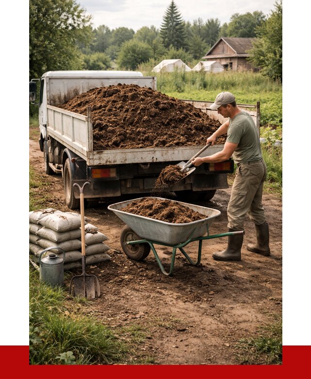 Купить коровий навоз с доставкой в Выксе от 1867 р. | ПРОНЕРУДВкс